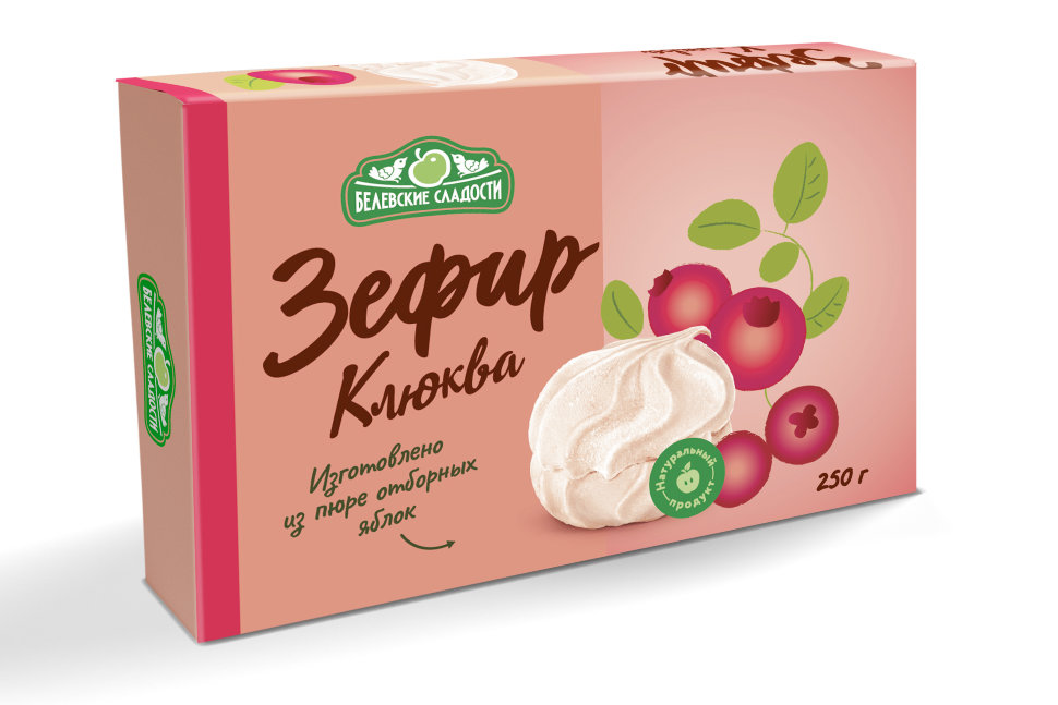  Зефир белевский "Клюква" 250г в Новошахтинске