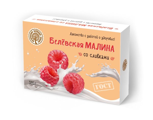 №2 Малина со сливками Белёвская, 320г   в Новошахтинске