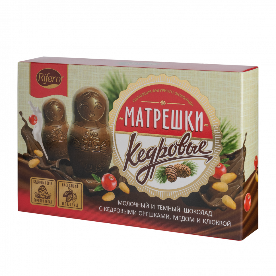  Риф и ко Конфеты "Матрёшки кедровые" 100г           в Новошахтинске