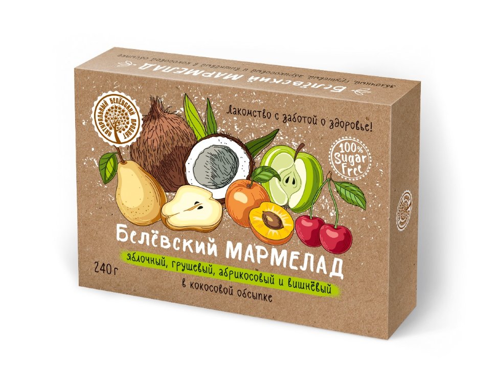  Мармелад белевский на фруктозе 240г  в Новошахтинске
