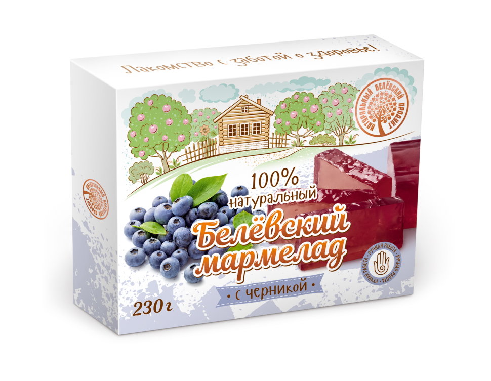  Мармелад белевский "Черника" 230г в Новошахтинске